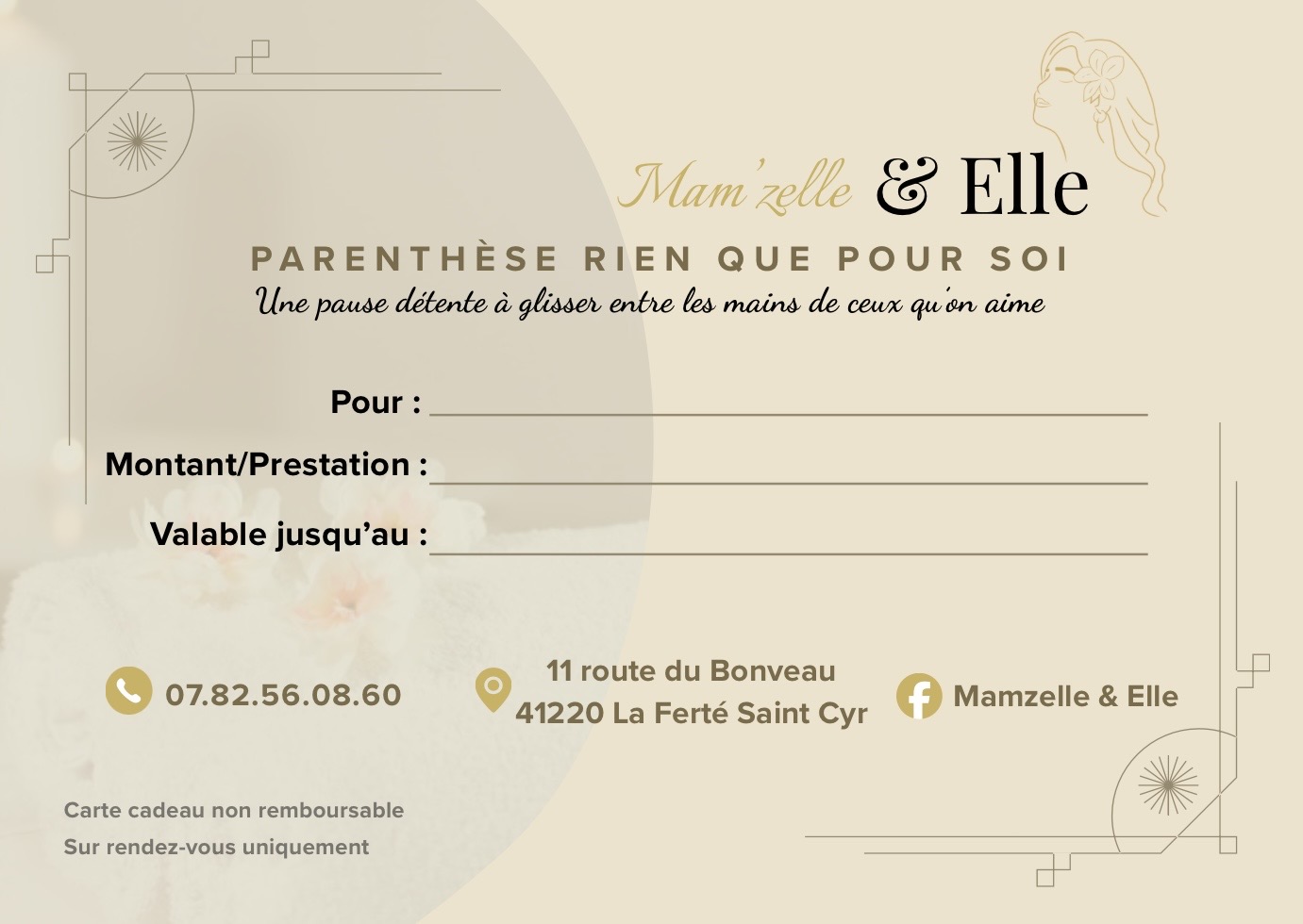 Carte cadeau Mam'zelle & Elle